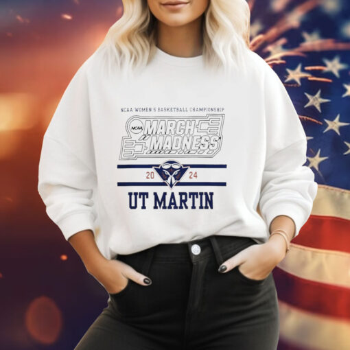 Ncaa Women’s Basketball 2024 UT Martin To Host March Madness Champions Logo Tee Shirt