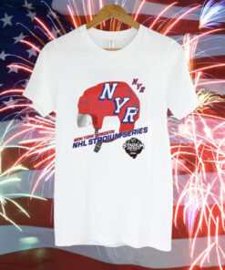 New York Rangers 2024 NHL Stadium Series Helmet Logo Tee Shirt