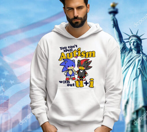 Nicky Sonic And Shadow You Can’t Spell Autism Without U+I T-Shirt