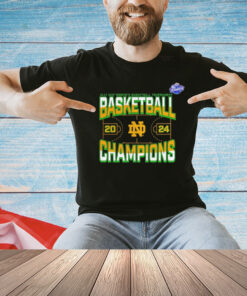 Notre Dame Fighting Irish 2024 ACC Women’s Basketball Conference Tournament Champions Three Pointer Shirt
