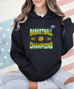 Notre Dame Fighting Irish 2024 ACC Women’s Basketball Conference Tournament Champions Three Pointer Shirt