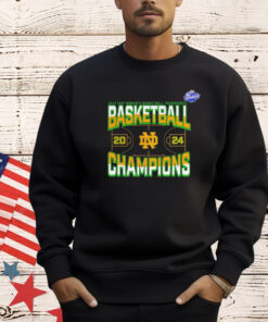 Notre Dame Fighting Irish 2024 ACC Women’s Basketball Conference Tournament Champions Three Pointer Shirt