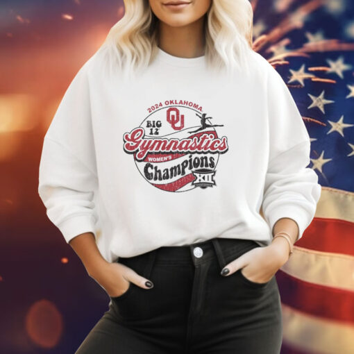 Oklahoma Sooners 2024 Big 12 Women’s Gymnastics Champions Tee Shirt