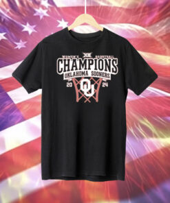 Oklahoma Sooners Crimson 2024 Big 12 Wbb Champions Tee Shirt