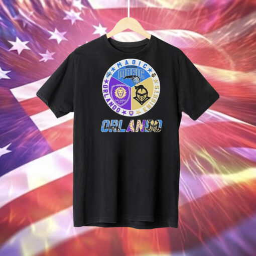 Orlando Orlando Magic Knights logo Tee Shirt