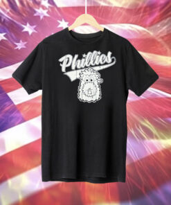 Phillie Phanatic head Philadelphia Phillies Tee Shirt