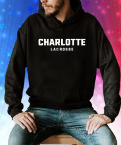 Preach Smitty wearing charlotte lacrosse Tee Shirt