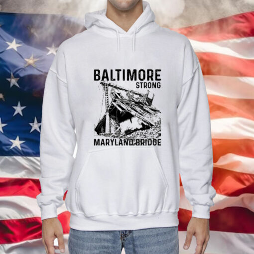 Shirt Baltimore Strong Maryland Bridge Vintage Tee Shirt