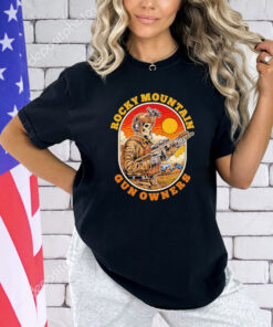 Skeleton rocky mountain gun owners T-Shirt