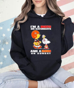 Snoopy I’m a Buckeyes on saturdays and a Browns on sunday T-shirt