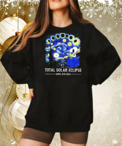 Snoopy and Woodstock total solar eclipse 2024 Tee Shirt