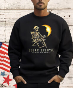 Solar Eclipse Skeleton April 8th 2024 T-Shirt