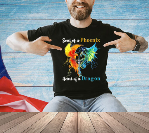 Soul of a phoenix heart of a dragon T-Shirt