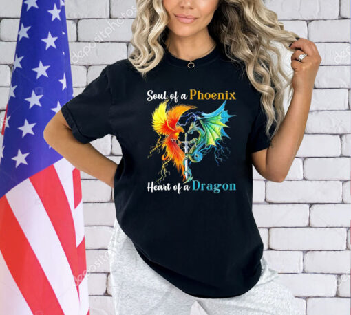 Soul of a phoenix heart of a dragon T-Shirt