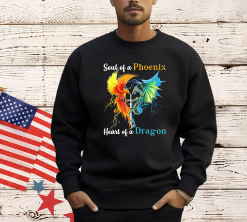 Soul of a phoenix heart of a dragon T-Shirt