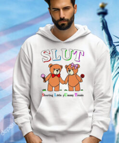 Teddy bears slut sharing little yummy treats T-Shirt