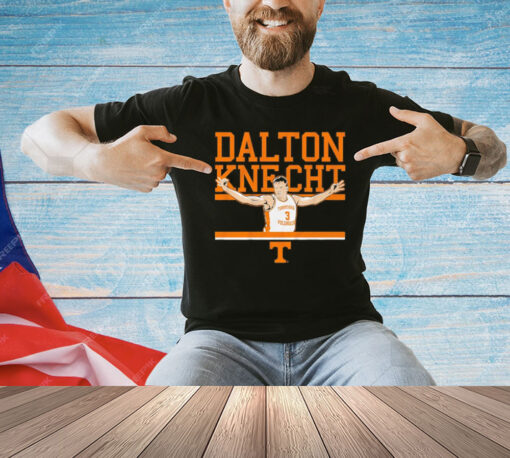 Tennessee Volunteers Dalton Knecht Signature Pose T-Shirt