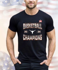 Texas Longhorns 2024 Big 12 Women’s Basketball Conference Tournament Champions Three Pointer Shirt