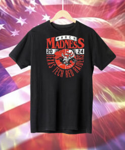 Texas Tech Red Raiders 2024 March Madness Mascot Tee Shirt