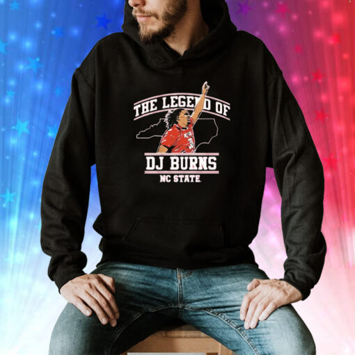 The Legend Of DJ Burns NC State Tee Shirt
