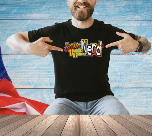 The angry nerd video game T-shirt