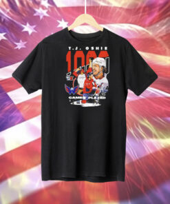 Tj Oshie Washington Capitals 1000 games played Tee Shirt