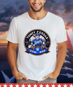 Tony Fossas New York Yankees baseball gym bag T-shirt