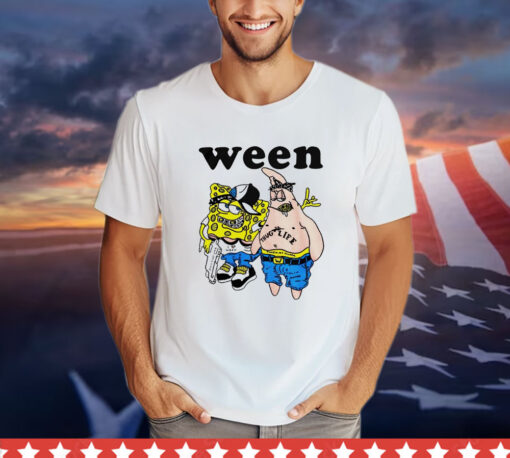 Ween gangster Sponge and Pat shirt