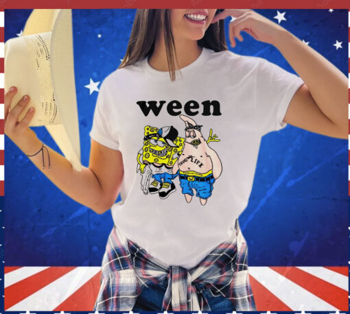 Ween gangster Sponge and Pat shirt