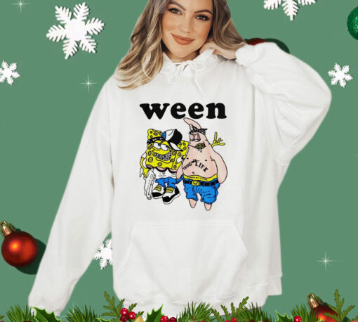 Ween gangster Sponge and Pat shirt