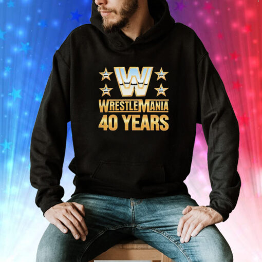 Wrestlemania 40 over the years Tee Shirt