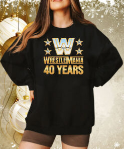 Wrestlemania 40 over the years Tee Shirt