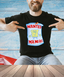 Young Mantis wearing wanted maniac T-Shirt