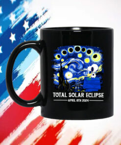 Snoopy and Woodstock Total Solar Eclipse 2024 Mug