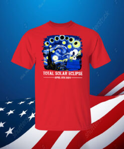 Snoopy and Woodstock Total Solar Eclipse 2024 Shirts