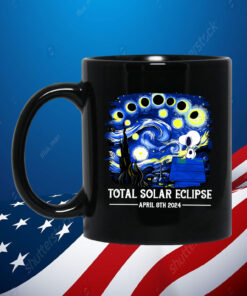 Snoopy and Woodstock Total Solar Eclipse 2024 Mug