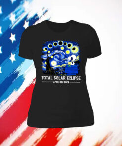 Snoopy and Woodstock Total Solar Eclipse 2024 Shirts