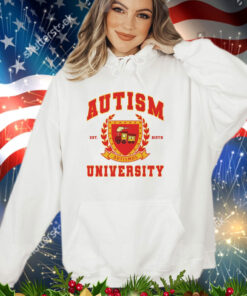 Autism university est birth shirt