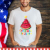 Christmas In July Watermelon Christmas Tree Summer Vacation Shirt