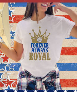 Forever Always Royals Crown Baseball shirt