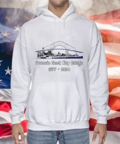 Francis Scott Key Bridge 1977 2024 Tee Shirt