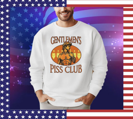 Gentlemen’s piss club shirt