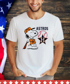 Houston Astros baseball Snoopy Peanuts 2024 shirt