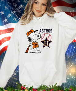 Houston Astros baseball Snoopy Peanuts 2024 shirt