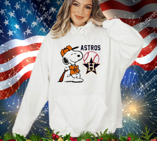 Houston Astros baseball Snoopy Peanuts 2024 shirt