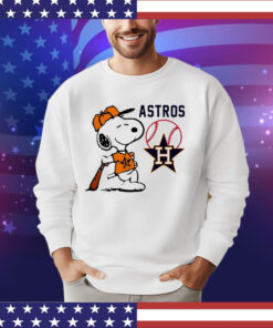 Houston Astros baseball Snoopy Peanuts 2024 shirt