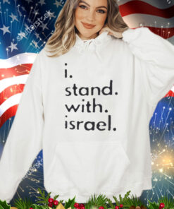 I Stand with Israel Men's 100% cotton Gray Shirt