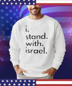 I Stand with Israel Men's 100% cotton Gray Shirt