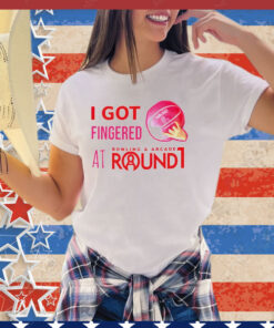 I got fingered at bowling & arcade round 1 shirt