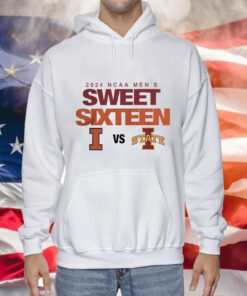 Illinois Vs Iowa State Men’s Basketball 2024 Sweet 16 Tee Shirt